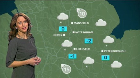East Midlands Weather: Outbreaks of sleet and snow | ITV News Central