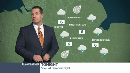 East Midlands Weather: Rain Clearing Overnight | ITV News Central