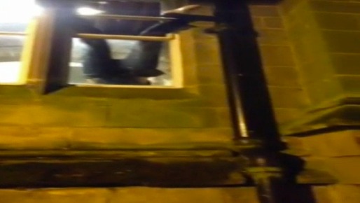 Alleged intruder gets stuck in window for five hours | ITV News Central