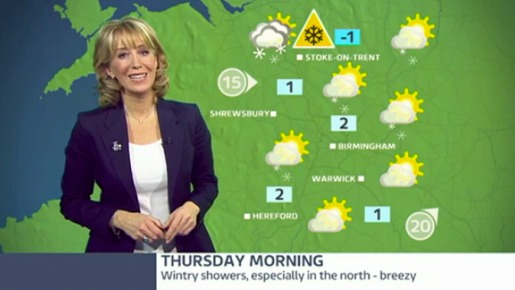 West Midlands weather: Cold and blustery with some snow | ITV News Central
