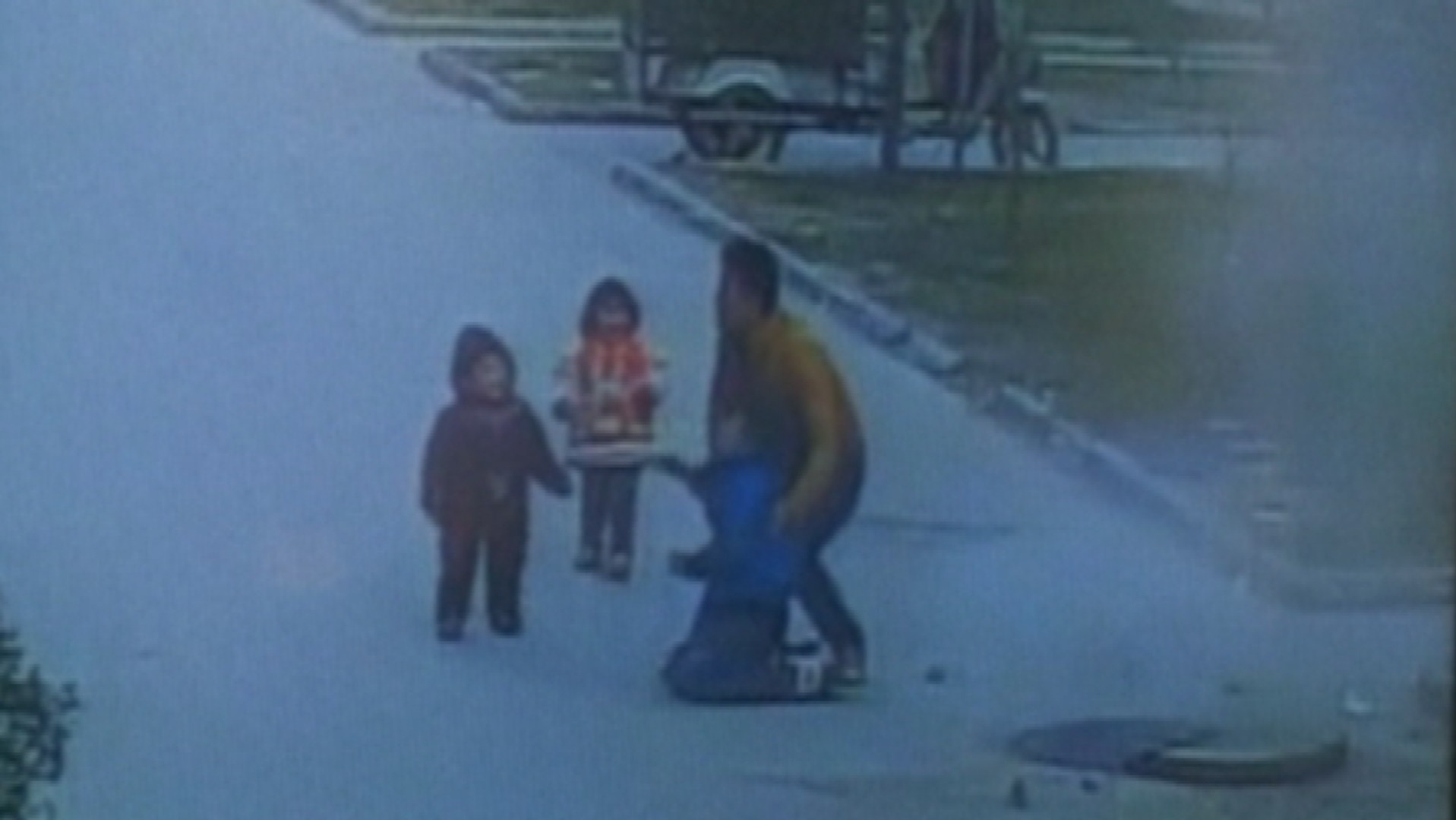 Boy flies through the air after throwing firecrackers into sewer | ITV News