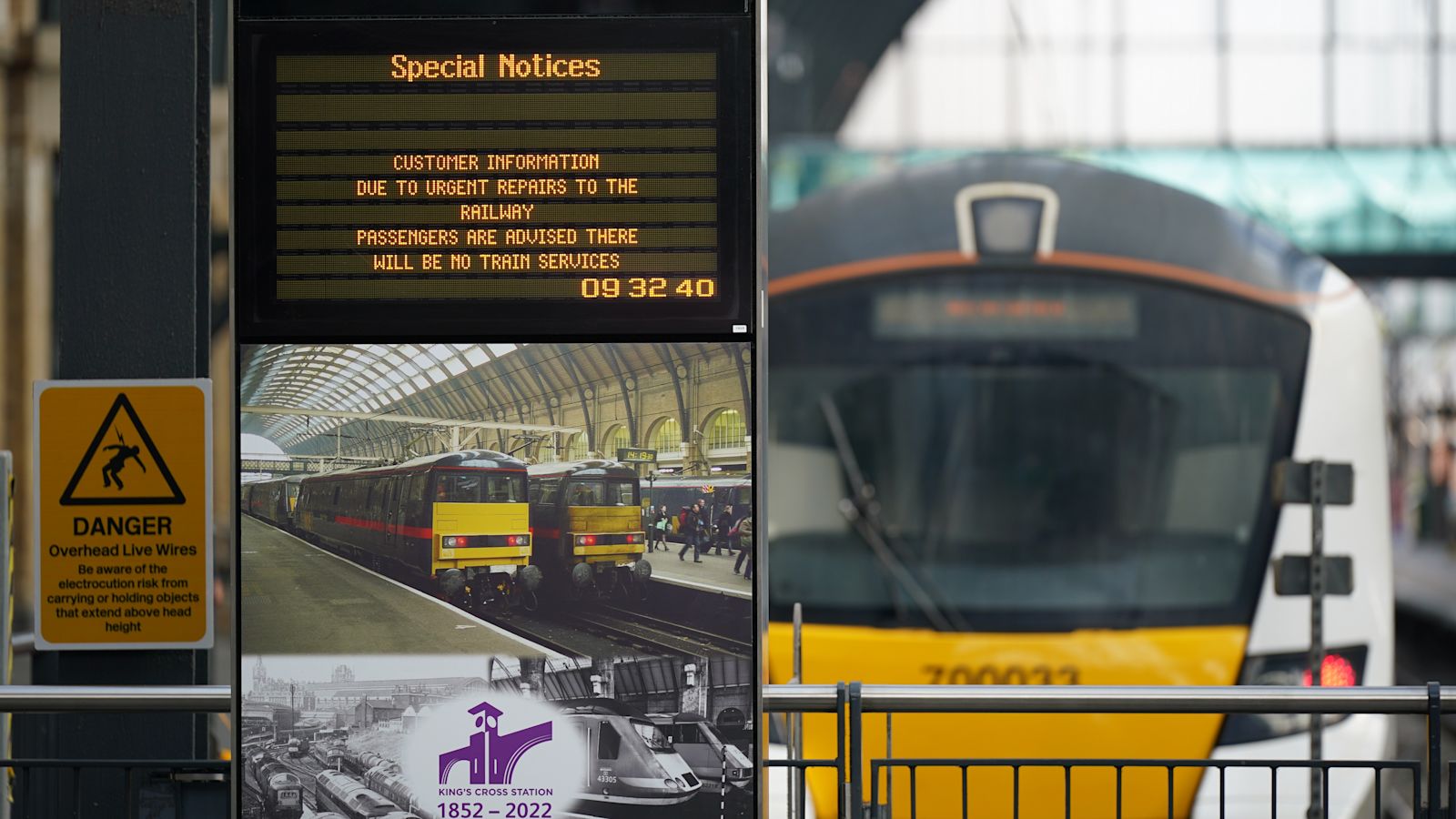 Train passengers warned of ‘major disruption’ for rest of day amid