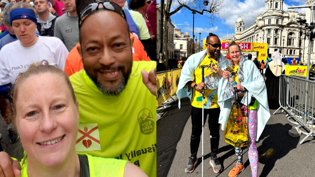 "I trust Terri completely" Partiallysighted man takes on half