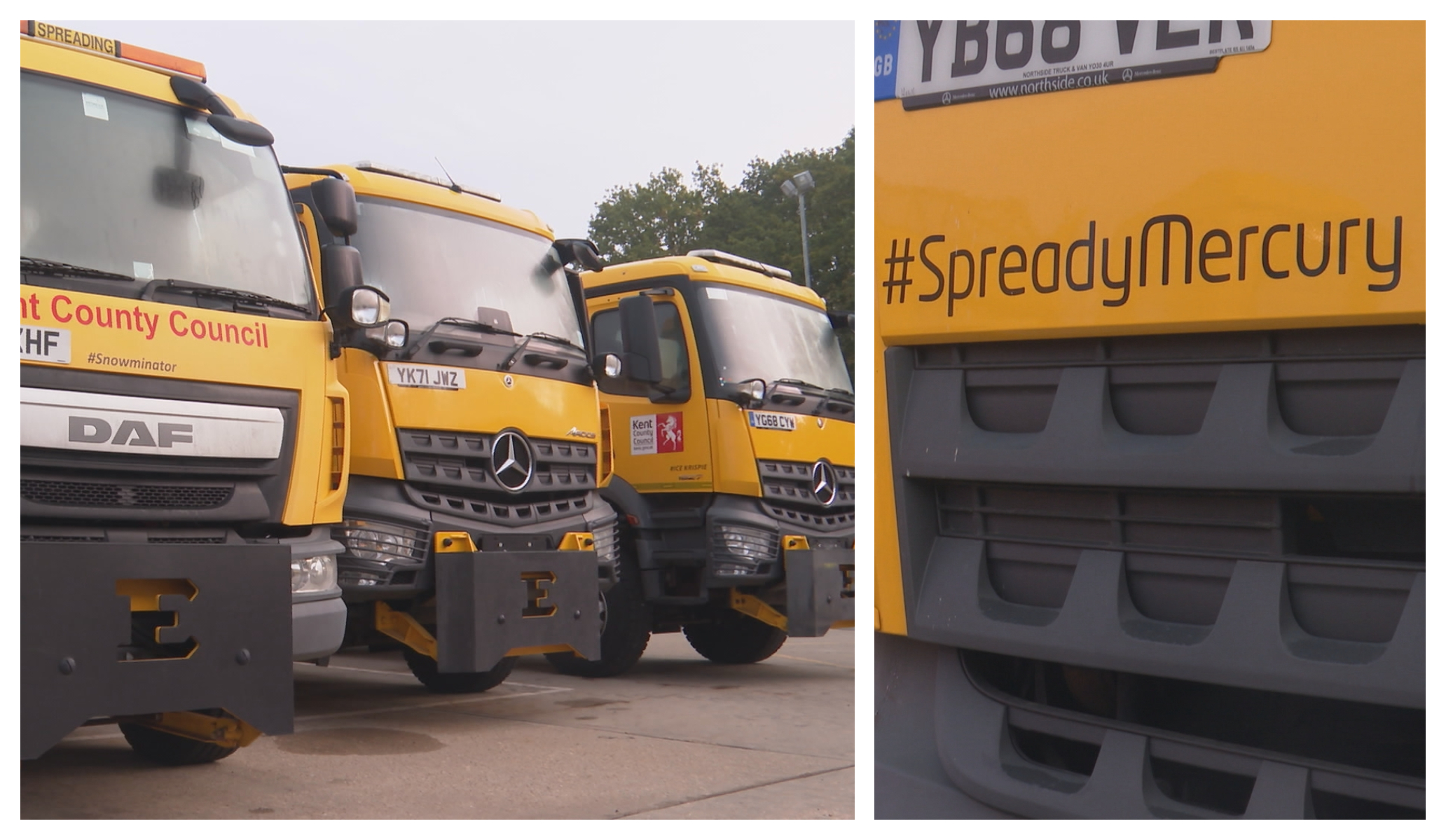 'Spready Mercury' and 'Snowminator' unveiled as part of Kent's winter ...