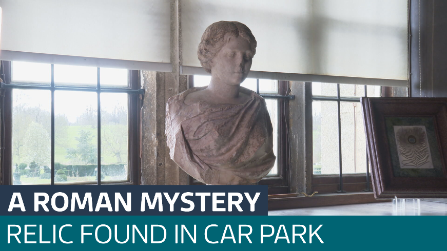 The mystery behind an ancient Roman relic left buried in a car park ...