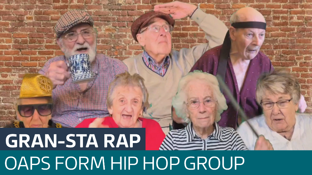 OAPs' rap group could be oldest in the world - Latest From ITV News