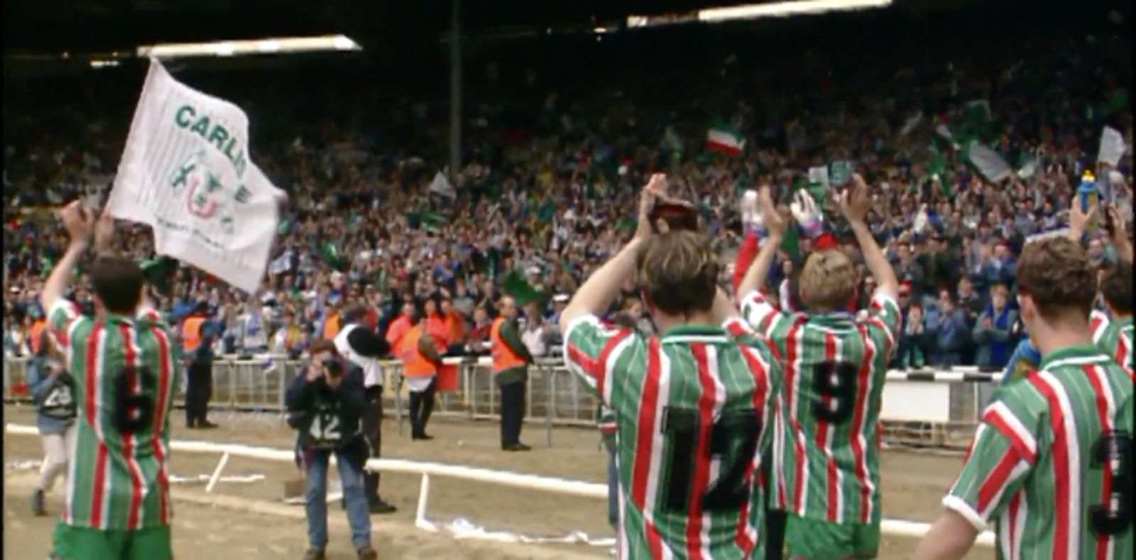 Reunited the Carlisle United team who went to Wembley for the 1995