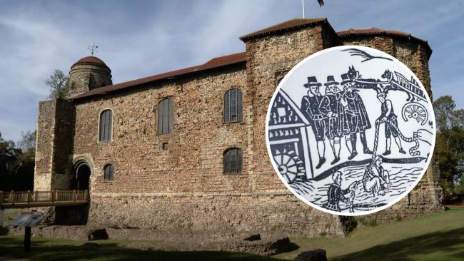 Credit: ITV News Anglia

People accused of being witches were imprisoned in "horrible" conditions in the Colchester Castle dungeons before their trials.