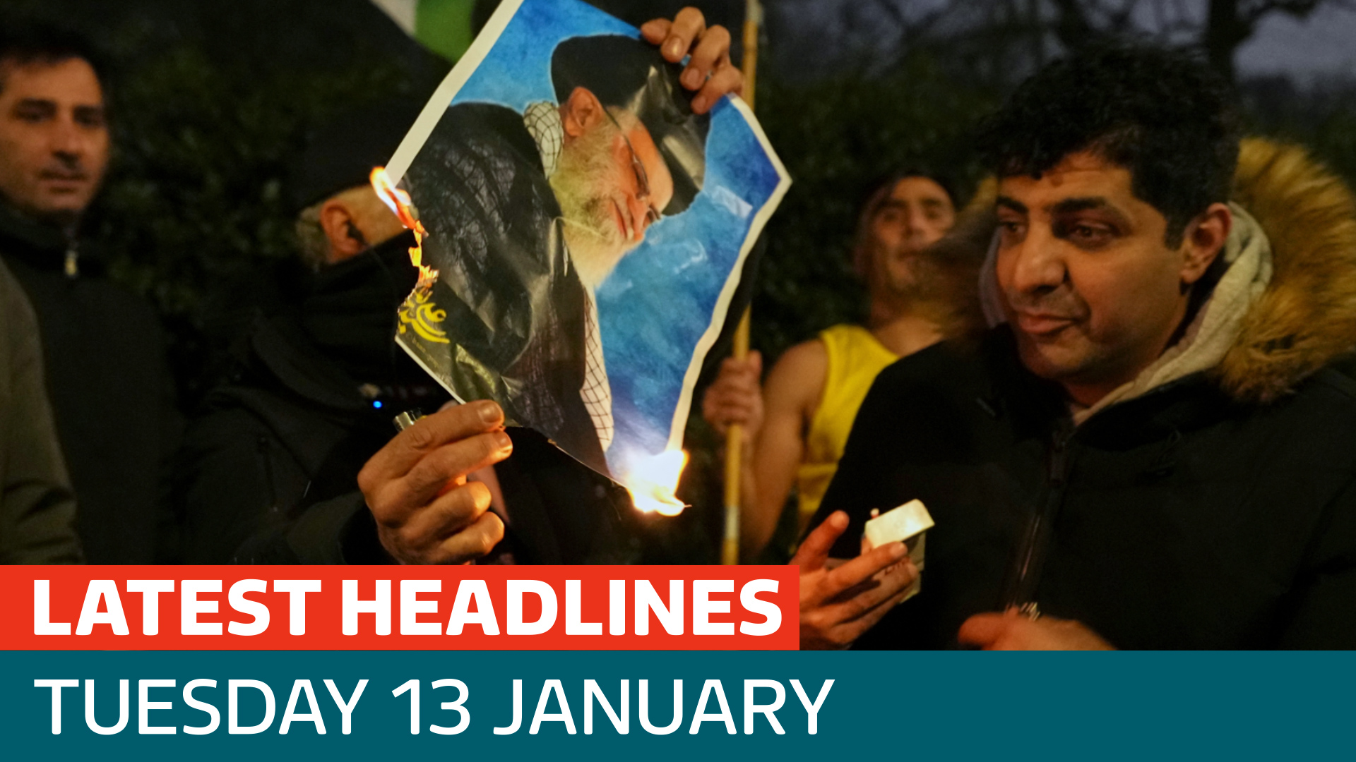 The latest headlines - as more than 600 reported to have died in Iran protests - Latest From ITV News