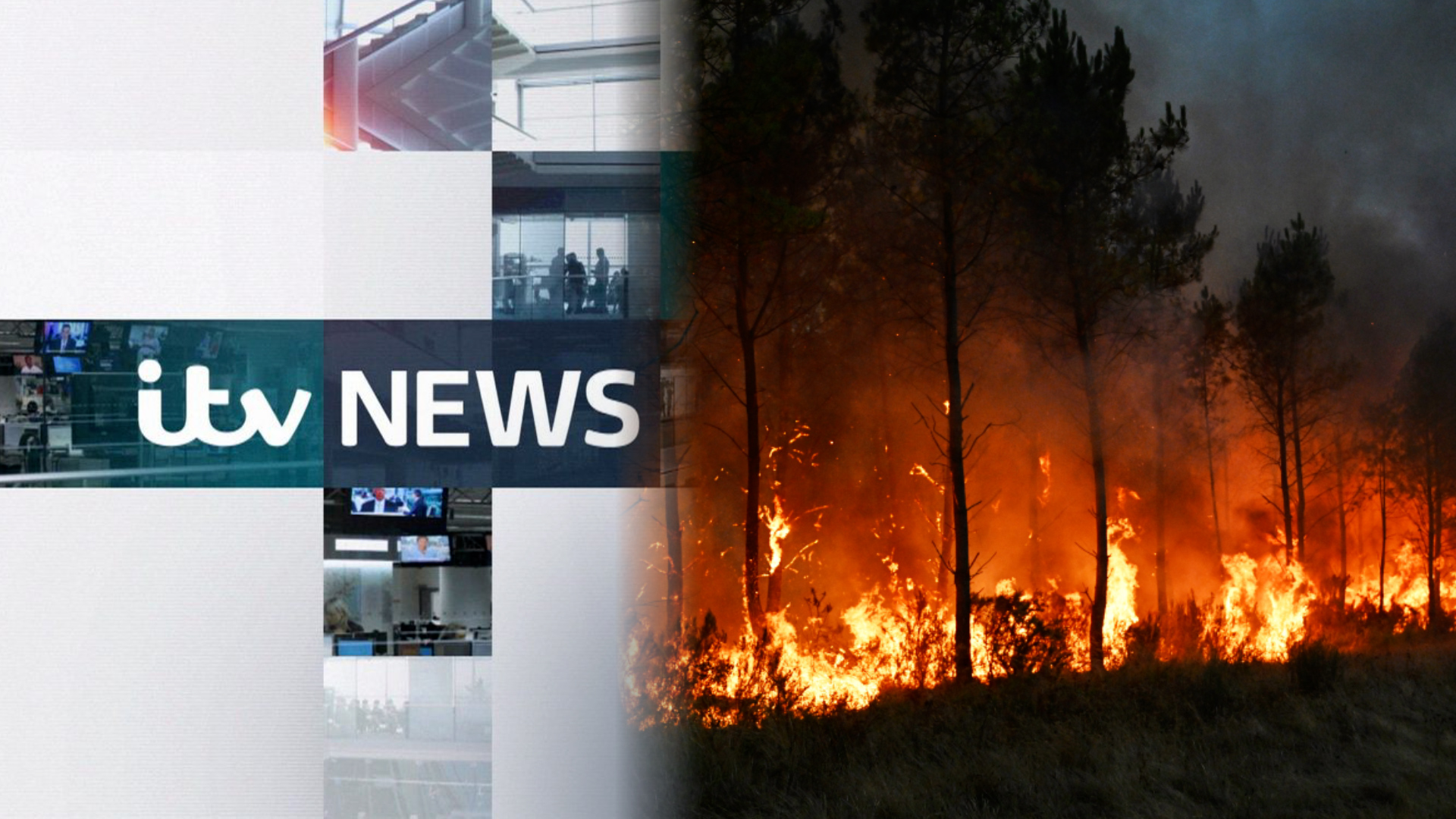 Watch Monday's ITV Lunchtime News - as wildfires cause devastation in France and Spain