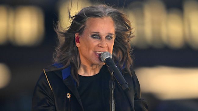 Ozzy Osbourne on stage