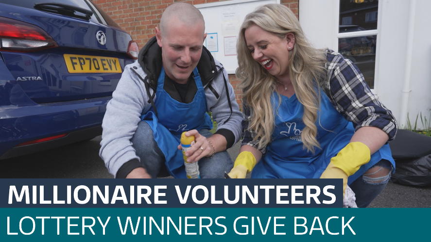 The lottery millionaires giving up a day to help parents in need ...