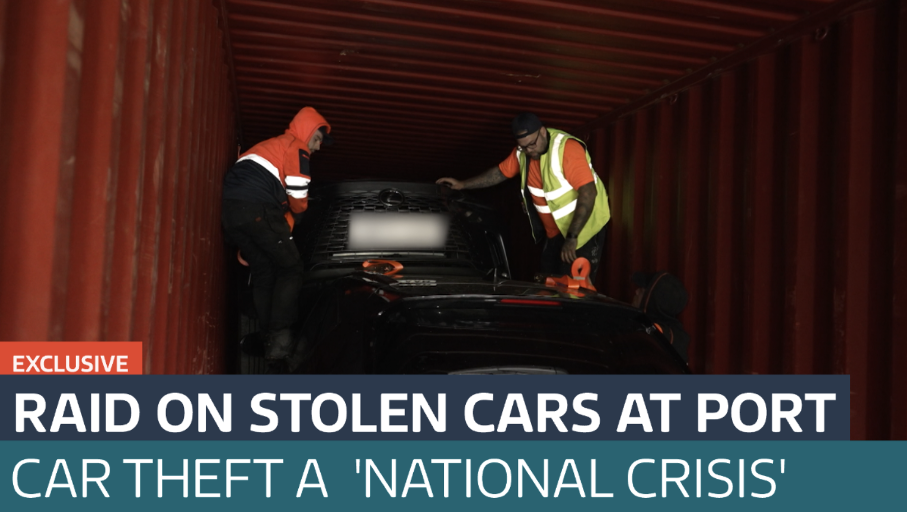 Stolen cars worth £1m intercepted in police raid - Latest From ITV News