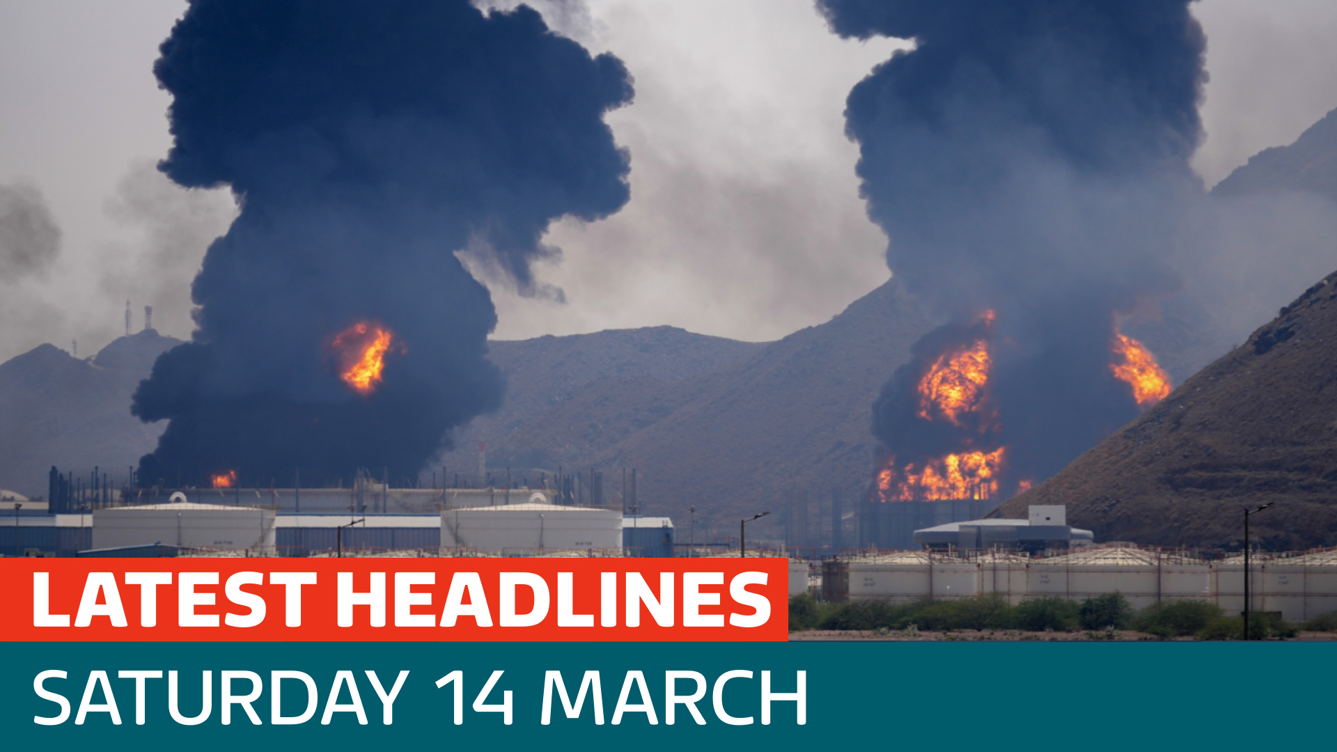 The latest headlines - as key oil port is attacked and Trump urges UK to send warships - Latest From ITV News