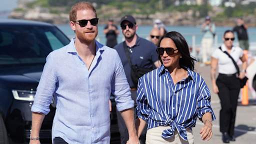 Prince Harry and Meghan arrive in the UK
