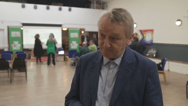 Wales' Green Party leader Anthony Slaughter