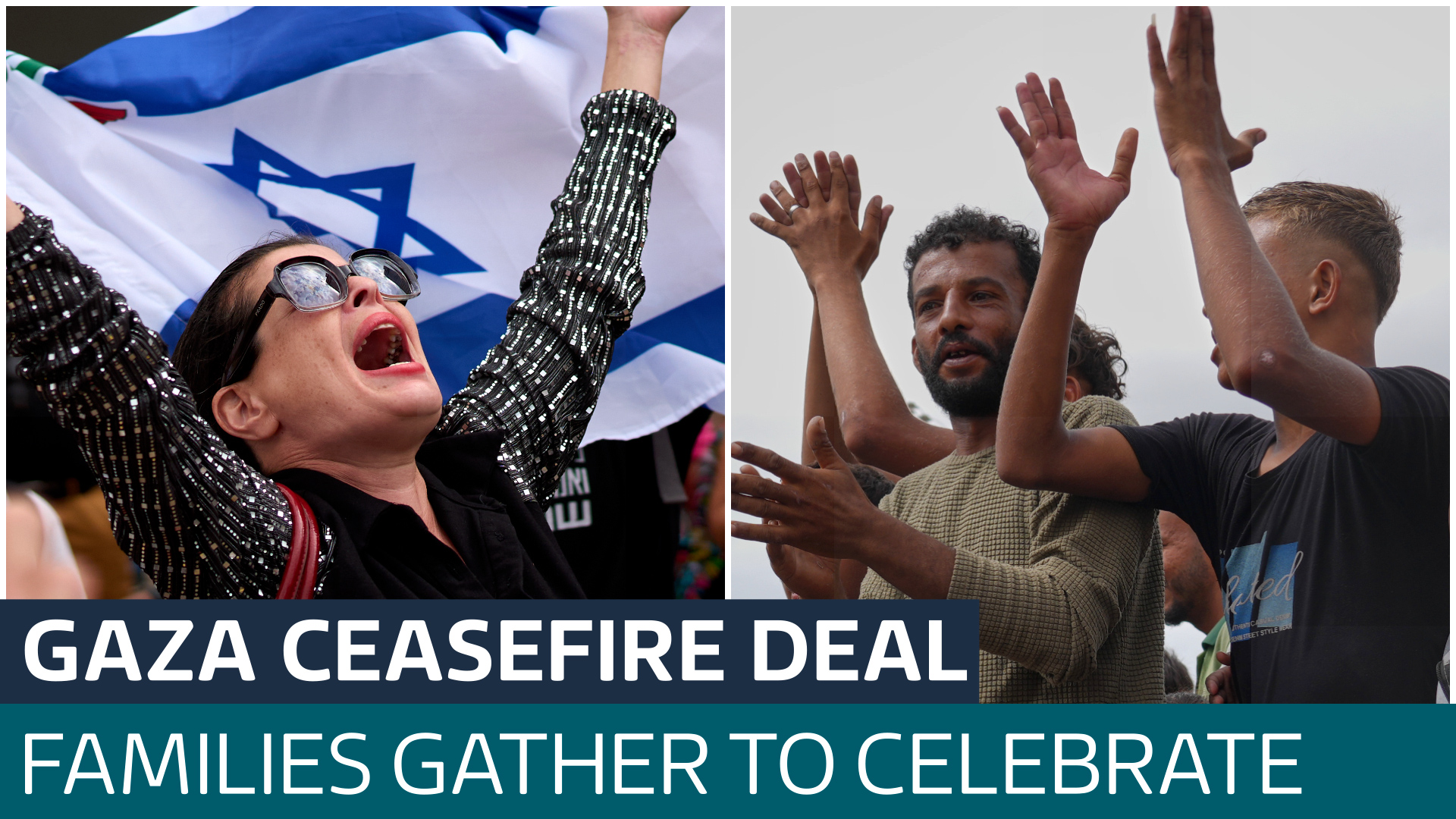 'Happy, joyful and crying': Celebrations from Israel and Gaza as peace ...