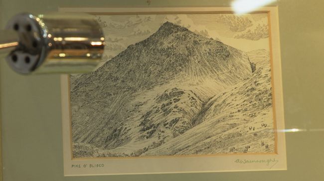 Peak Demand For Pen And Ink Sketches By Fell Walking Legend Alfred Wainwright Cumbriacrack Com