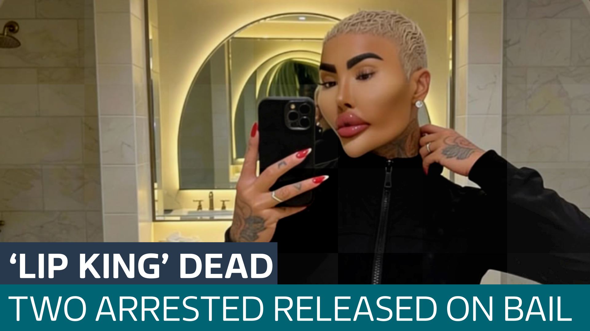 Two arrested over death of 'Lip King' Jordan James Parke - Latest From ITV News