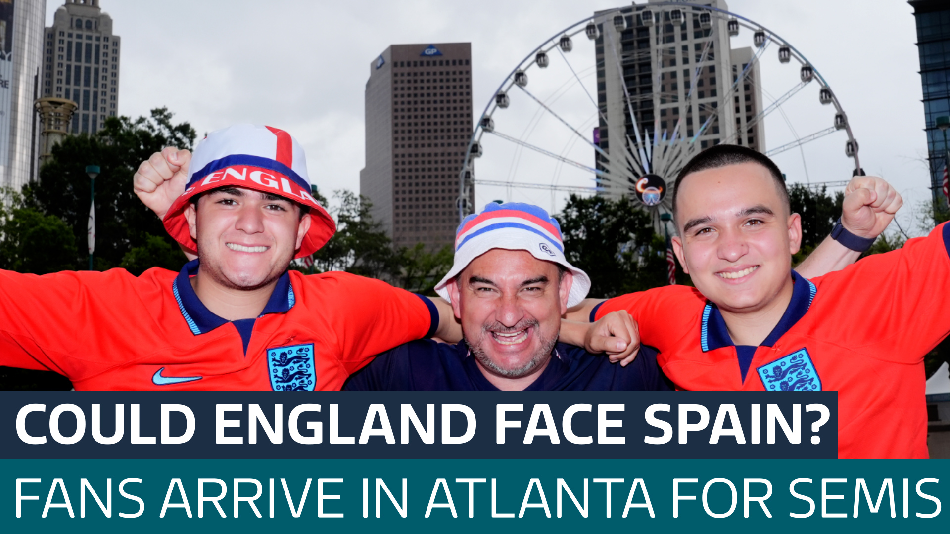 Fans begin to arrive for England vs Argentina World Cup semi-final