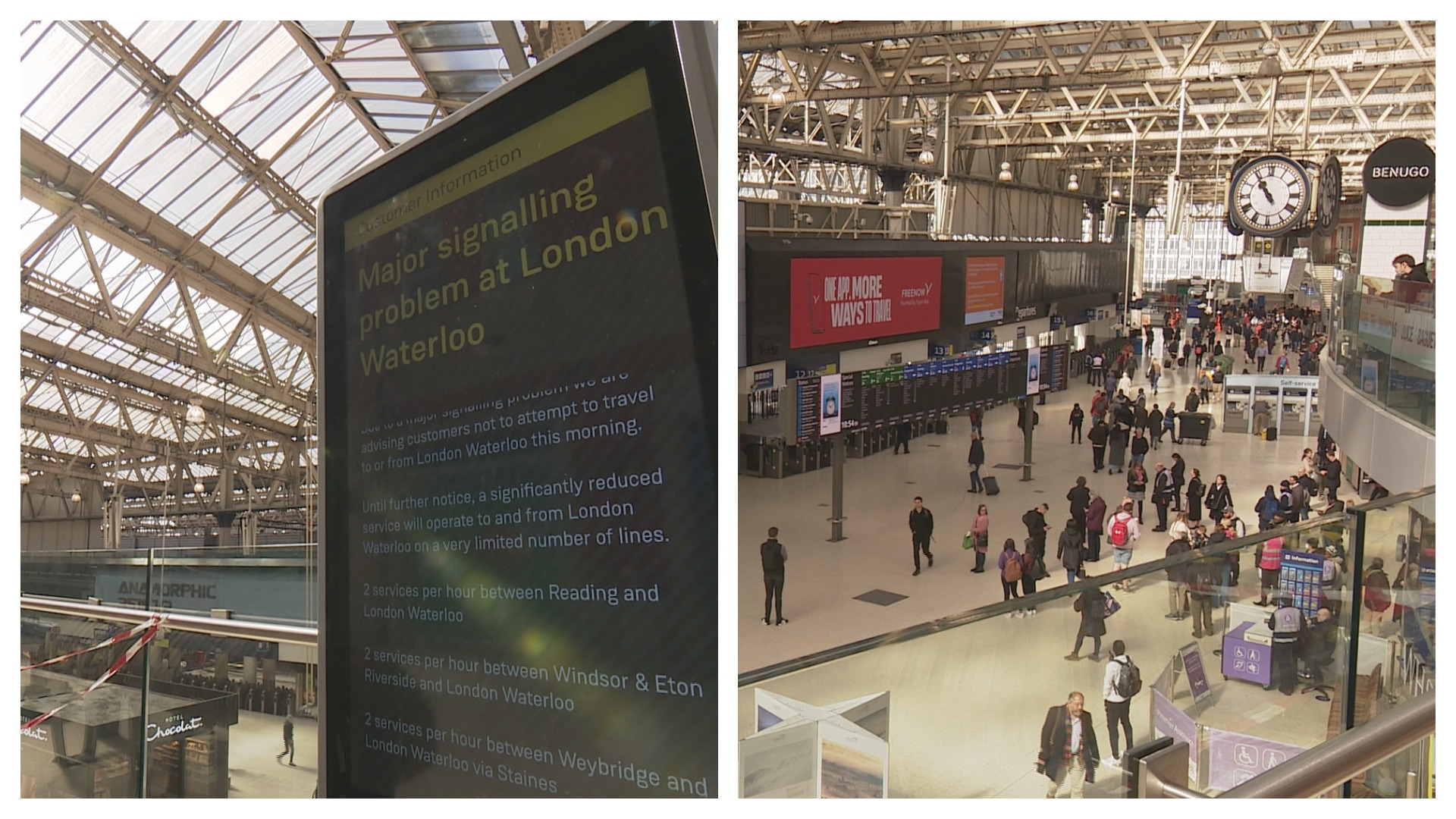 London Waterloo: Disruption Expected To Continue Into Evening Rush Hour ...