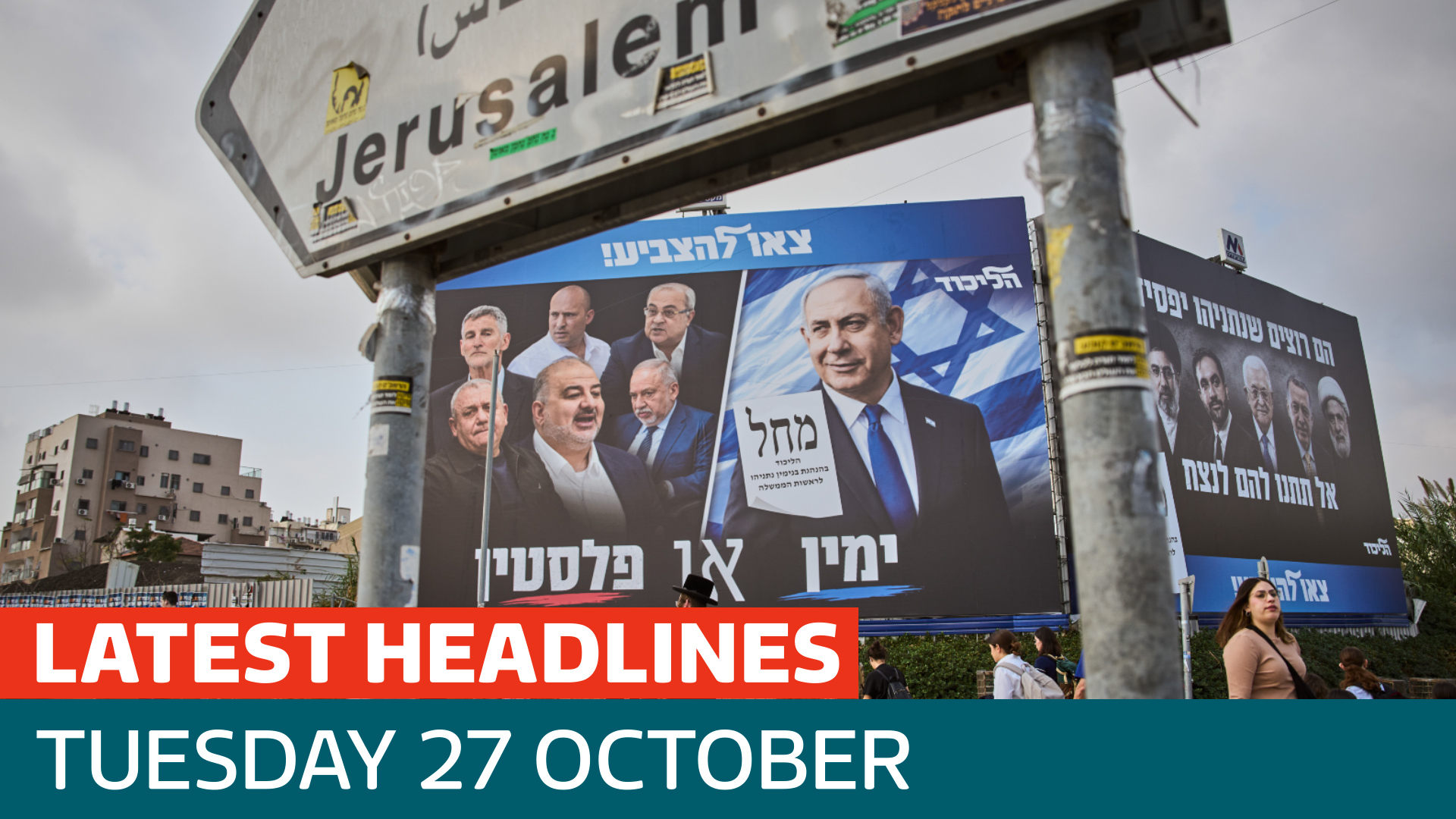The latest headlines - as Israelis head to the polls for critical ...
