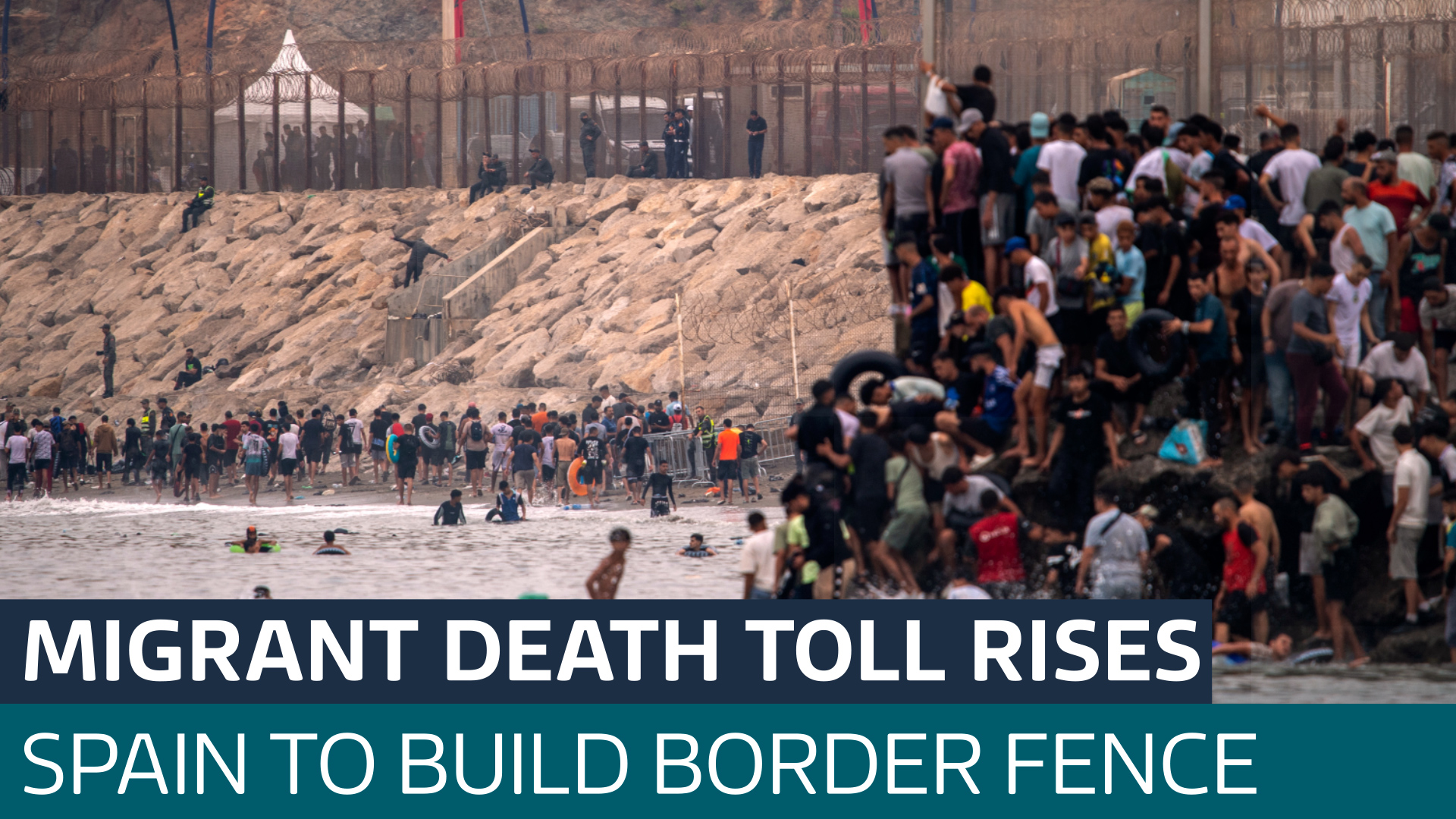 Spain will build a build border fence, after Ceuta migrant death toll rises to over 65
