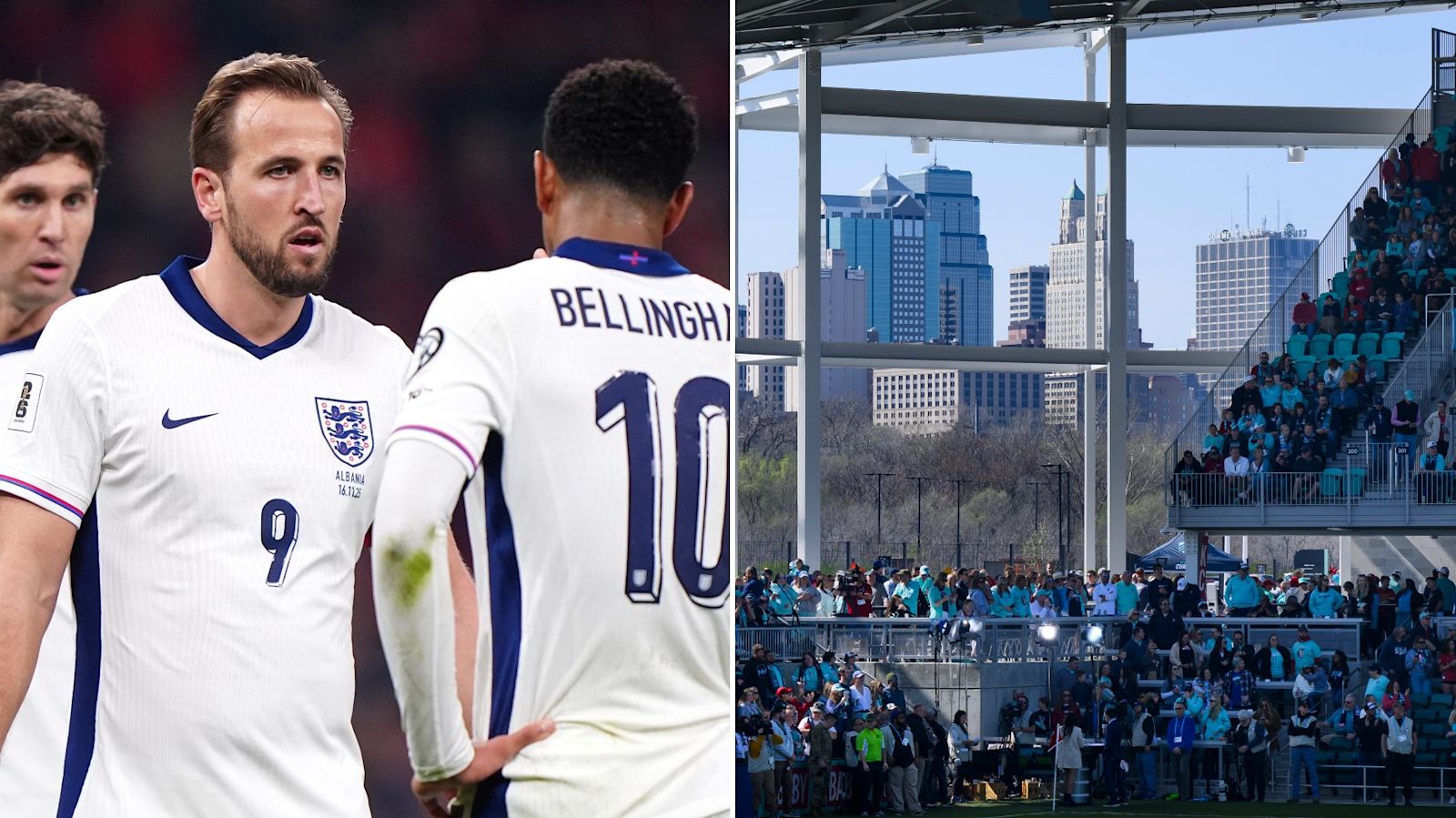 Why have England chosen Kansas City as their World Cup base?