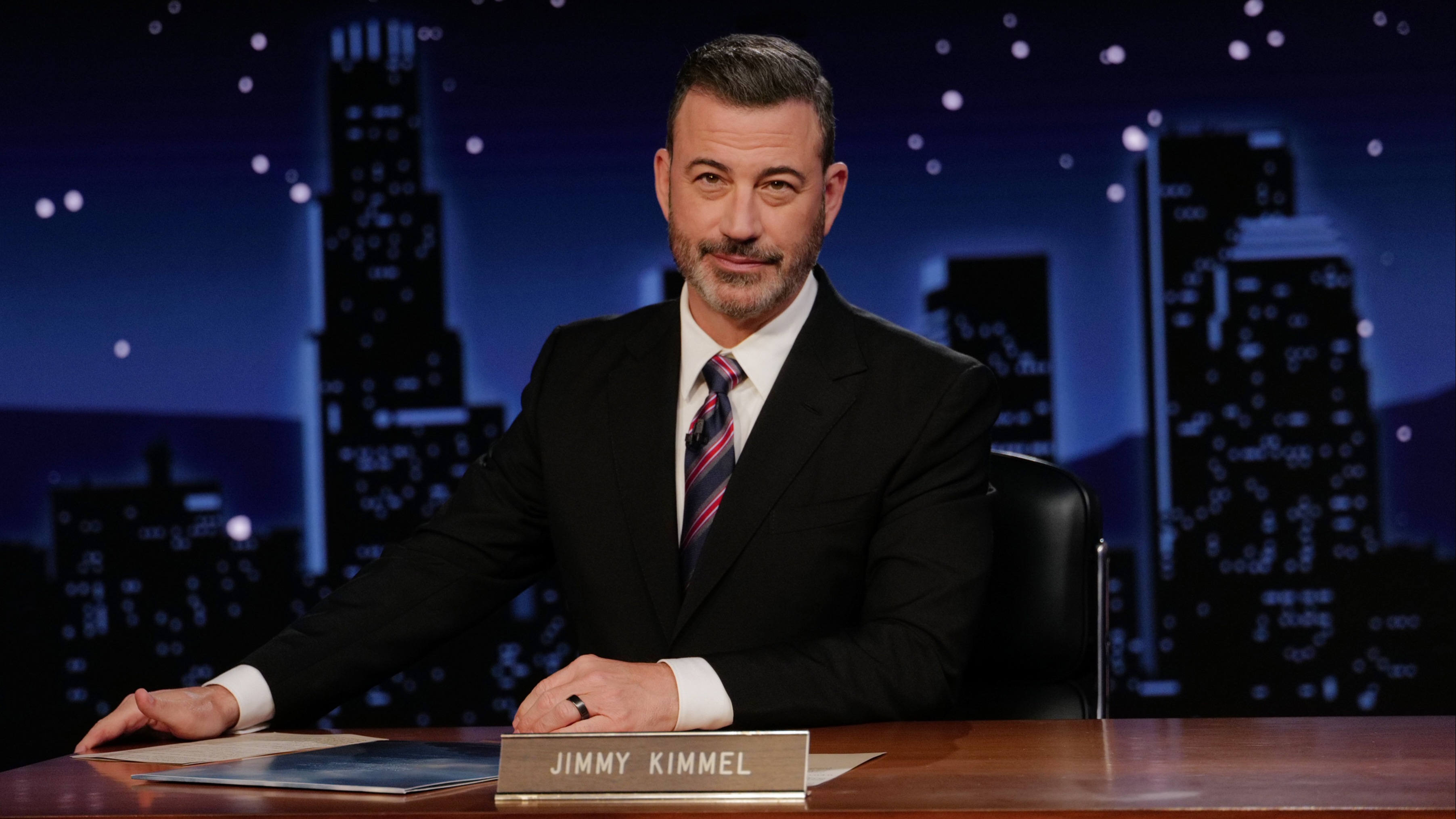 Kimmel says he didn't intend to 'make light' of Kirk murder in emotional return