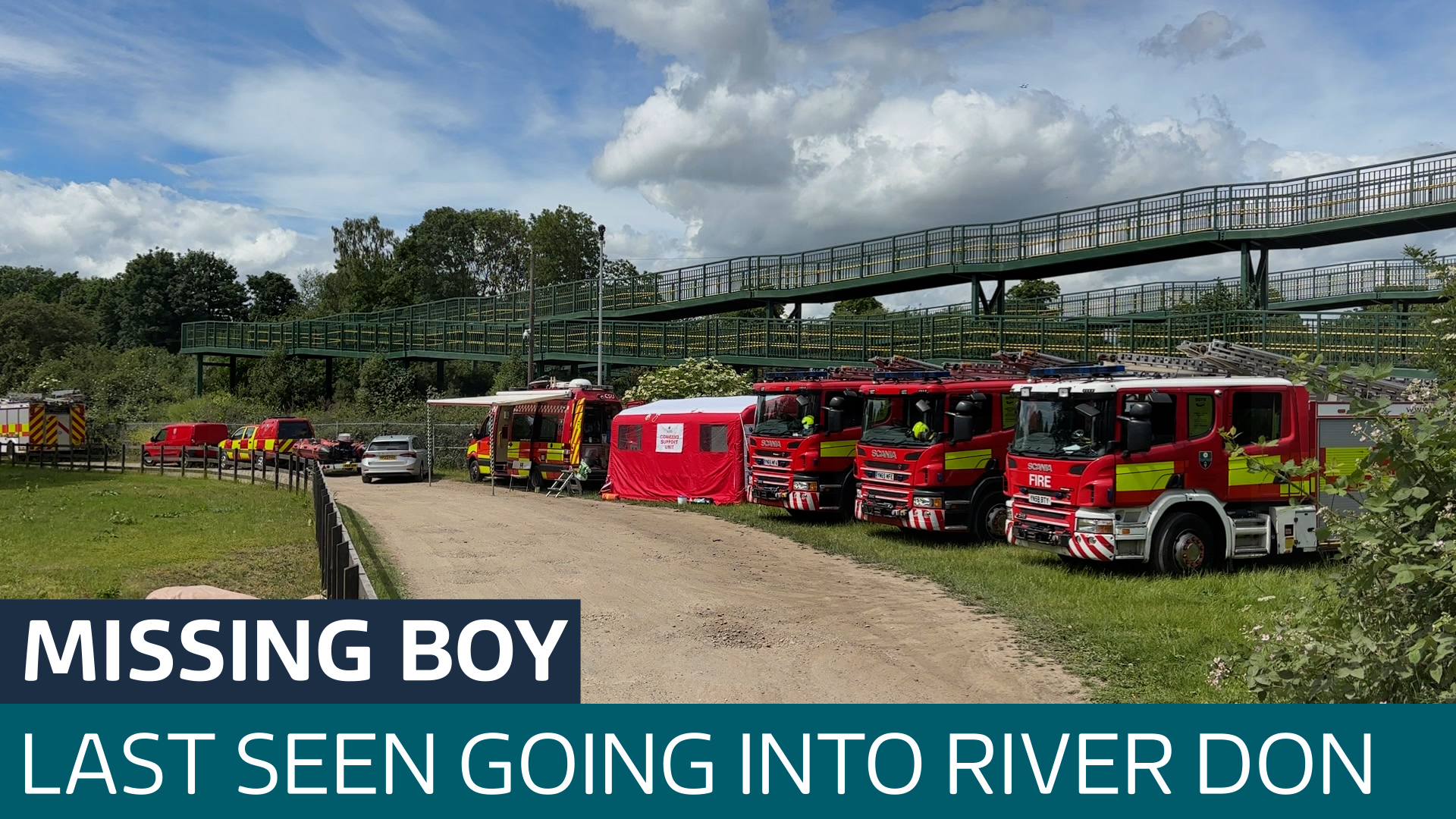 Police in South Yorkshire are searching for a missing 11-year-old boy in the River Don - Latest From ITV News