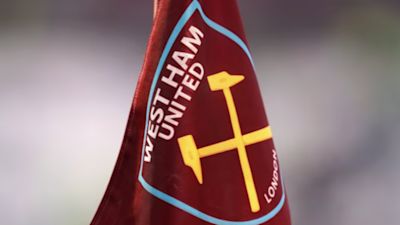West Ham corner flag.
Credit: PA