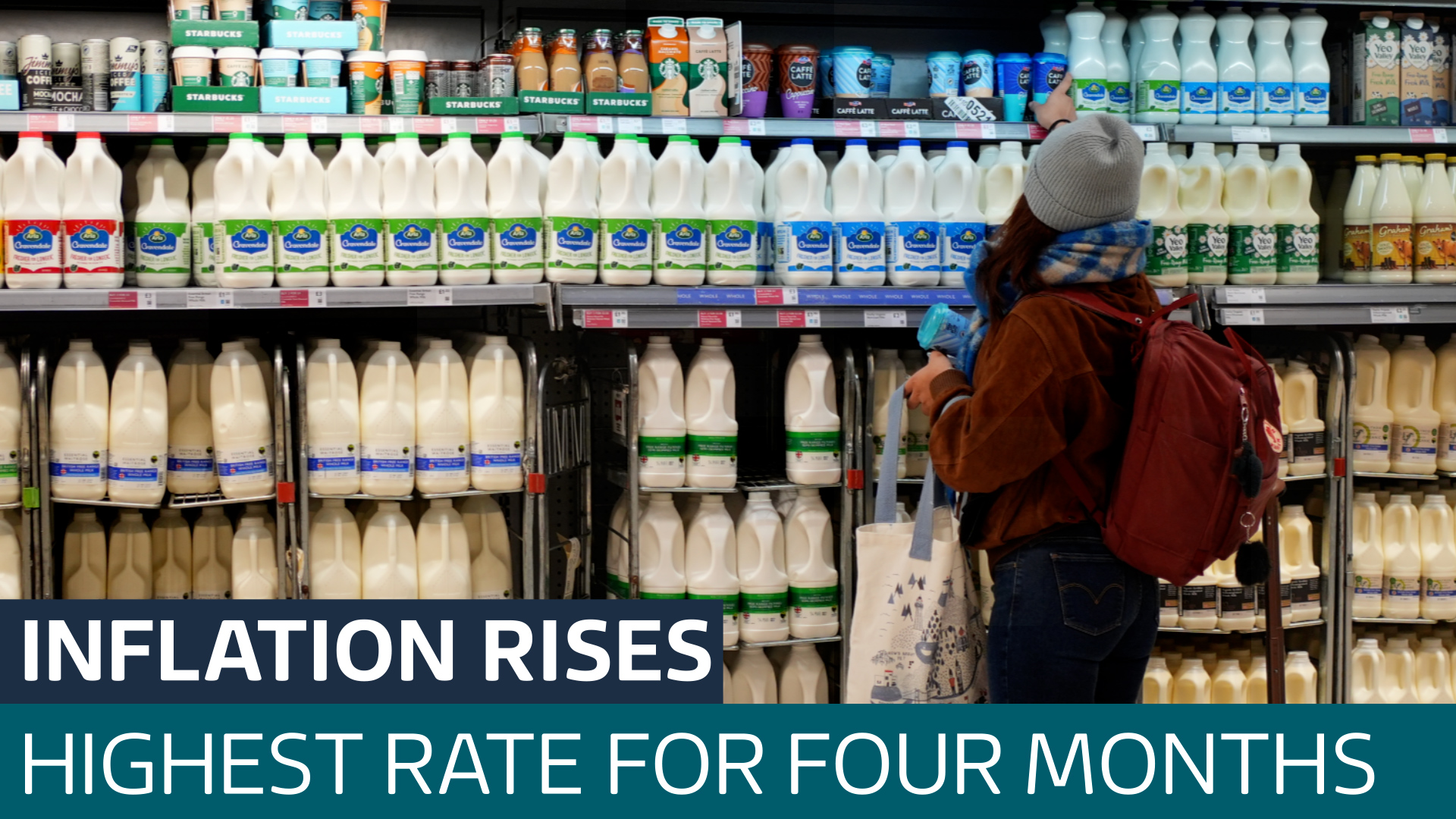 UK inflation rises to highest rate in four months after increase in energy bills