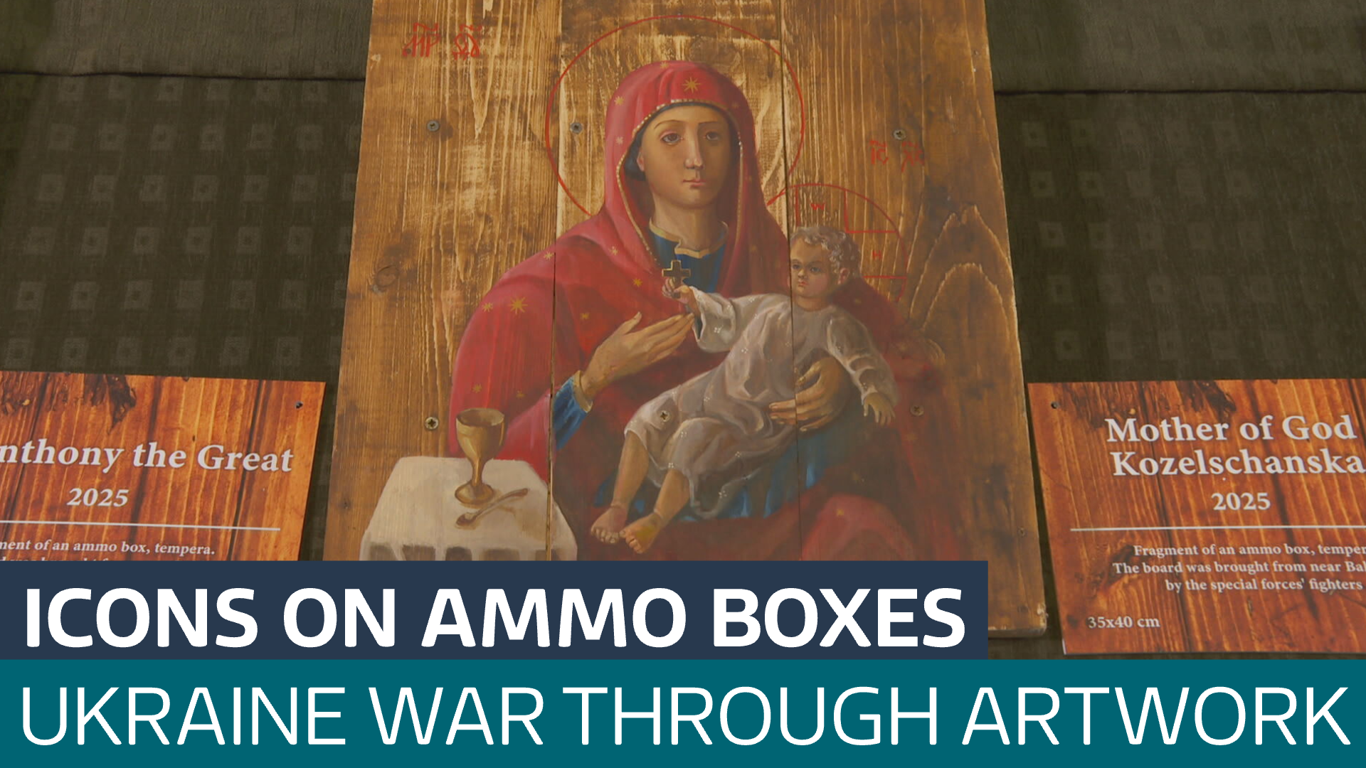 Ukraine frontline ammunition boxes given new lease of life in ...