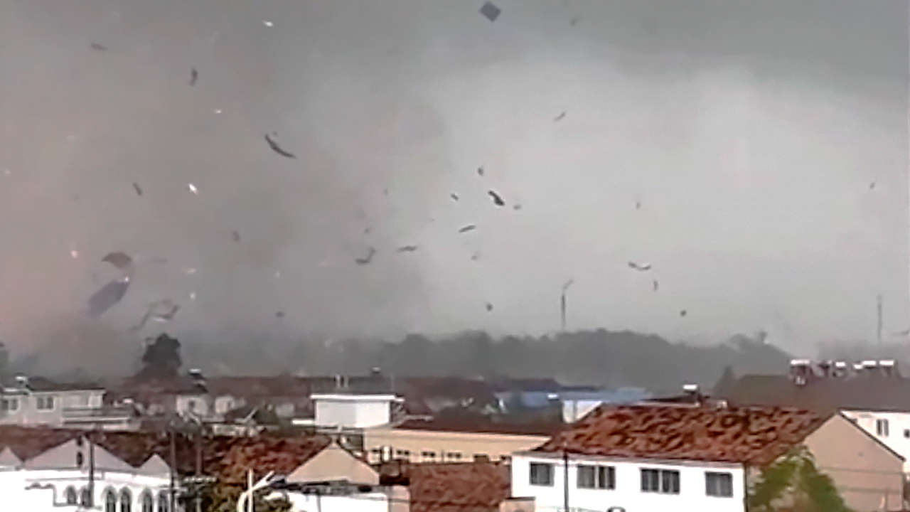 Ten people dead after tornadoes rip through China 