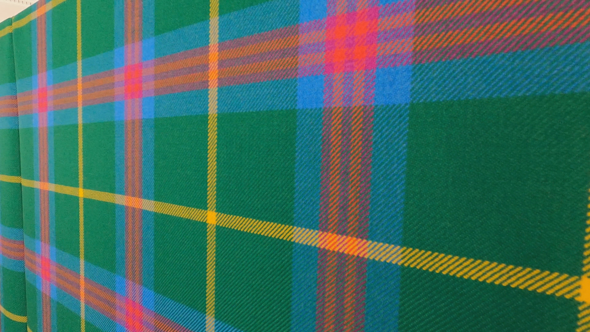 PHENOMENON◆TARTAN BORDER S/S　SH/半袖シャツ/M/コットン/WHT