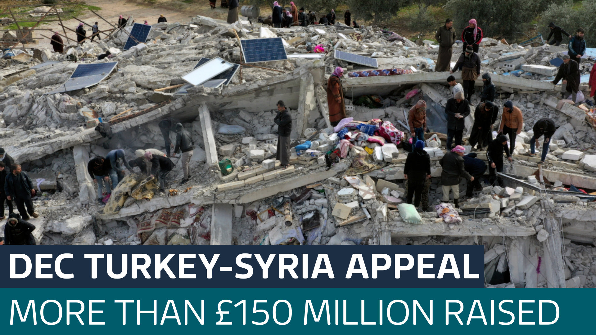 More than £150 million pounds raised for Turkey and Syria earthquake ...