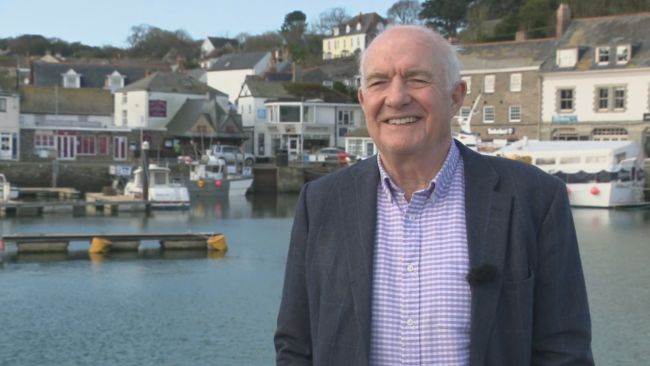 Chef Rick Stein speaking to ITV West Country News in Padstow