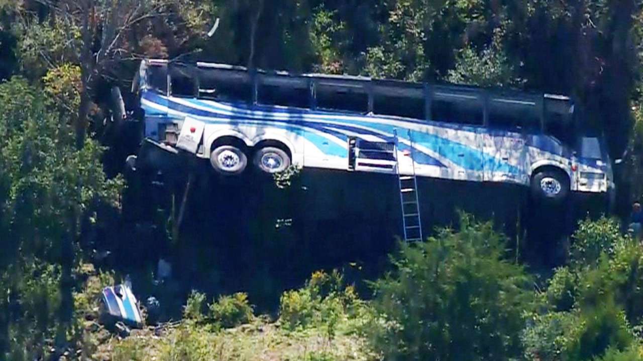 One dead in 'horrific' bus crash carrying children to band camp in US