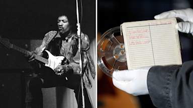 Unearthed Jimi Hendrix tape and Oasis guitar to be sold at auction