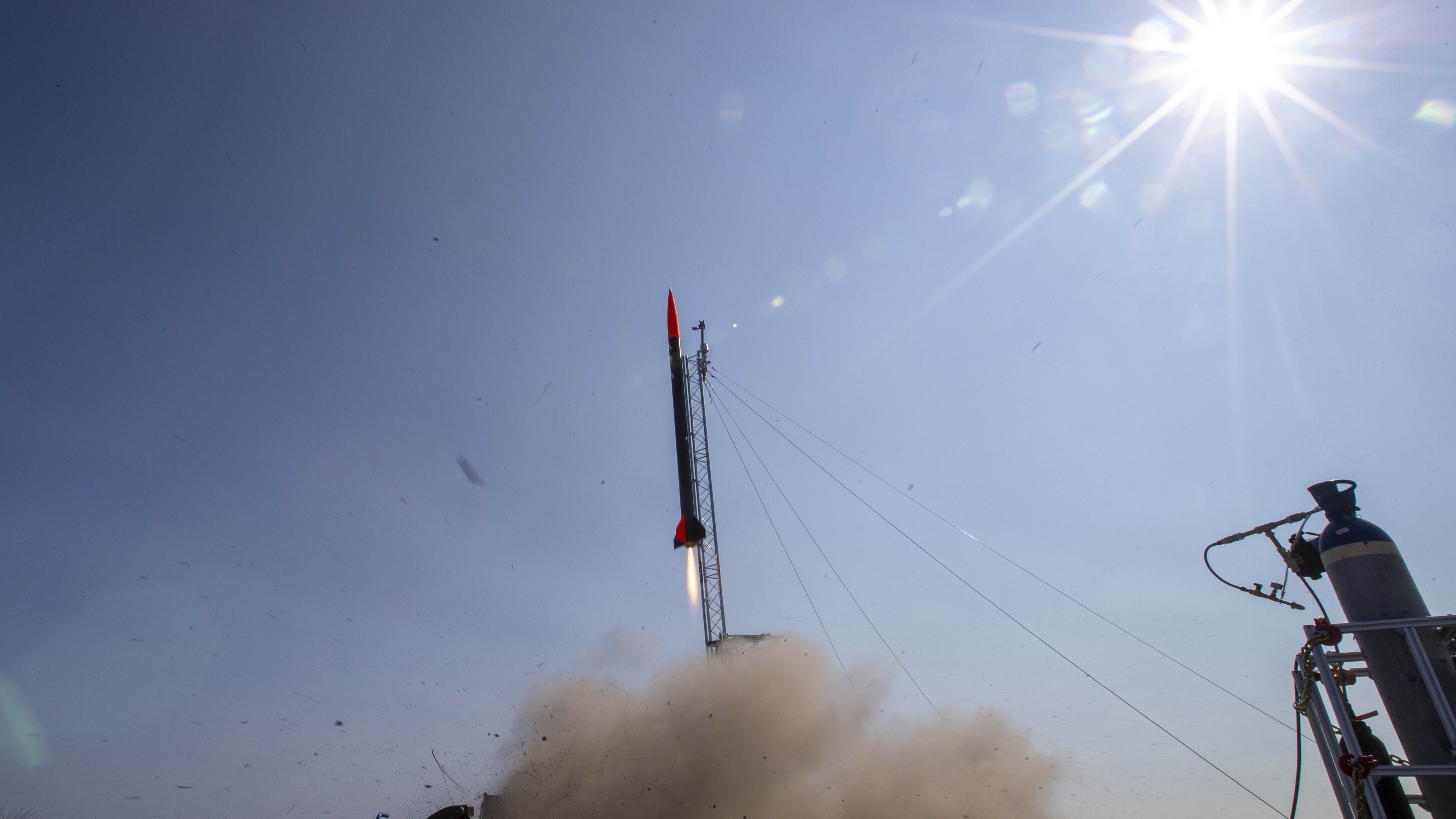 Norfolk firm launches rocket from UK island in bid to make space research more accessible ITV News Anglia pic