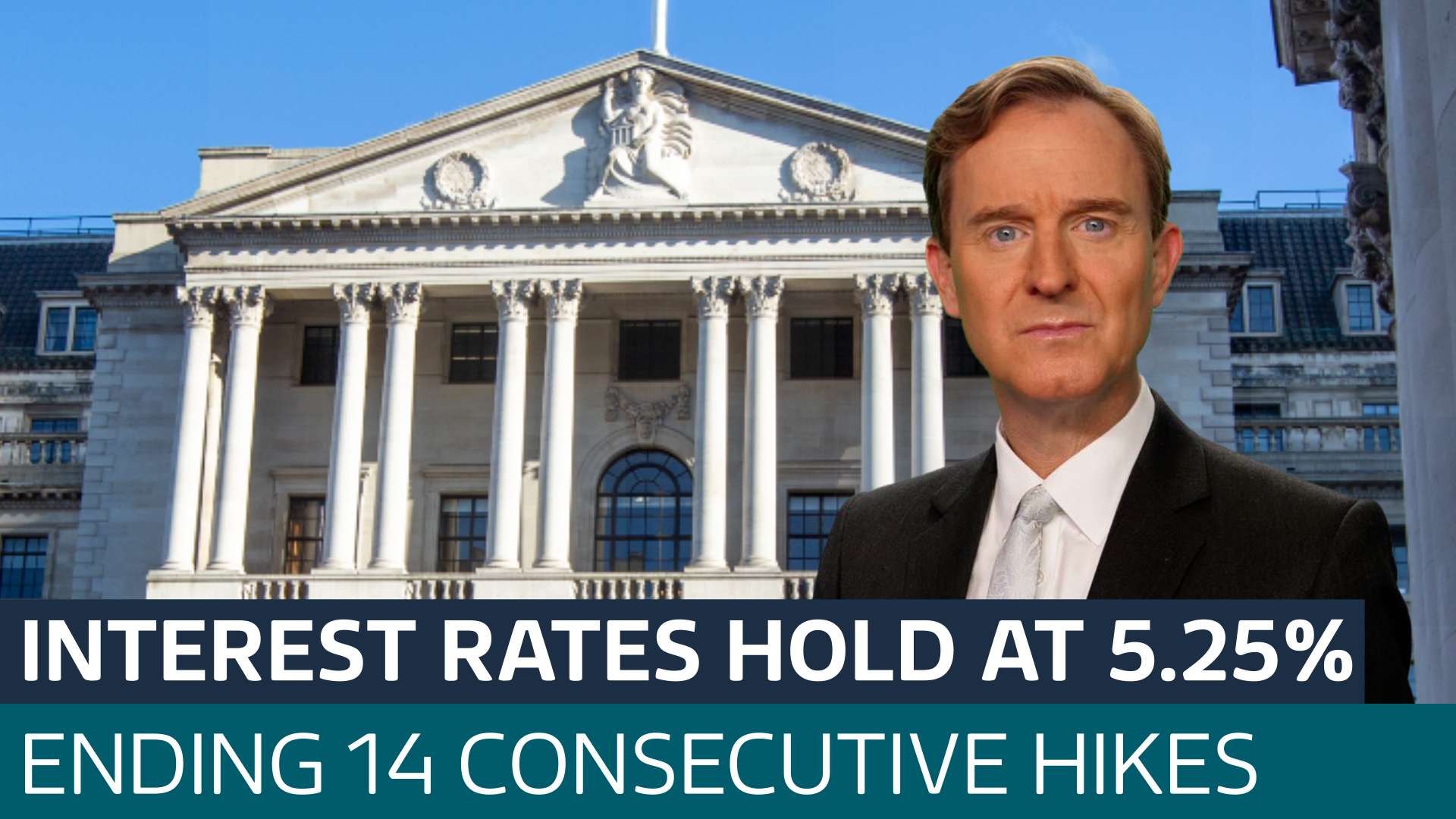 Bank of England holds interest rate at 5.25% - Latest From ITV News
