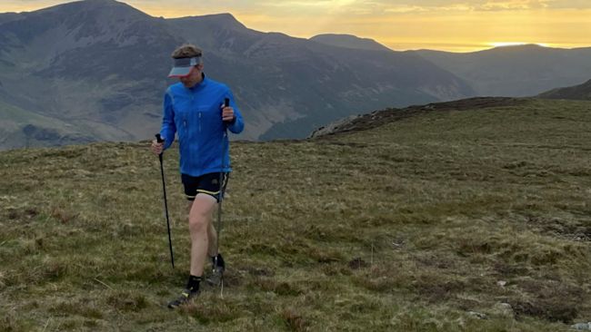 Ultra runner John Kelly who broke the record for running all the Wainwright peaks