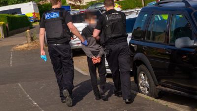 Northamptonshire Police officers executed four warrants to close the gang down.
Copyright: Northamptonshire Police