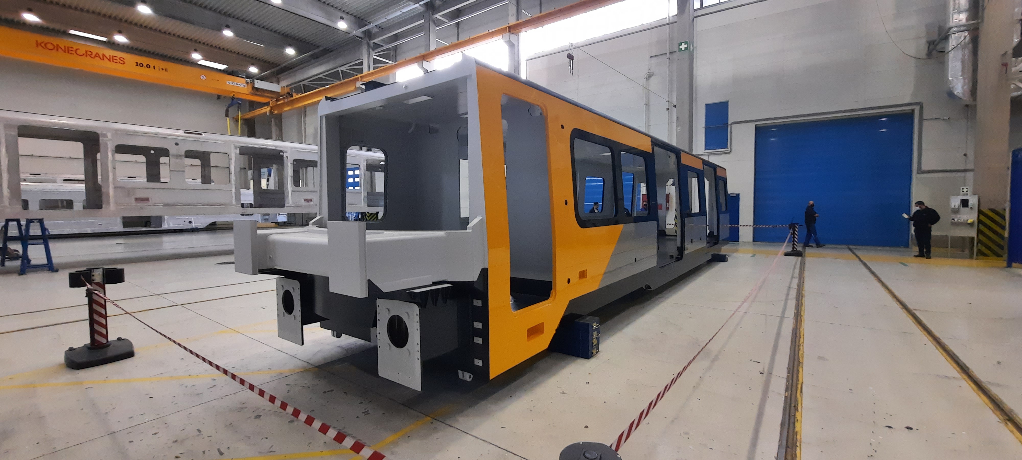 First look at completed bodyshell of new Metro train ITV News Tyne Tees
