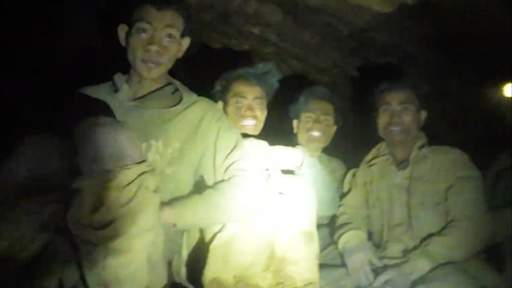 First of five men trapped in flooded Laos cave evacuated by rescue team