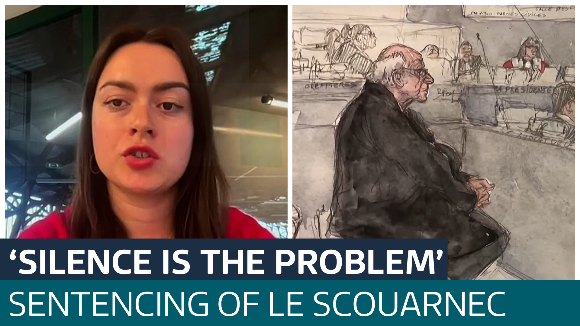Activist speaks to ITV News about the sentencing of the French ...