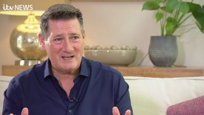 tony hadley and his band speaking to itv news 