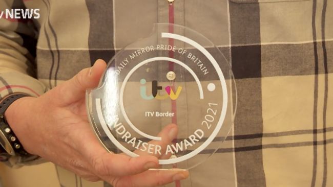 The ITV Border Fundraiser of the Year award. ITV Border.