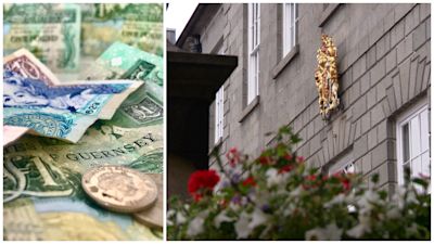 Money and States of Guernsey split screen