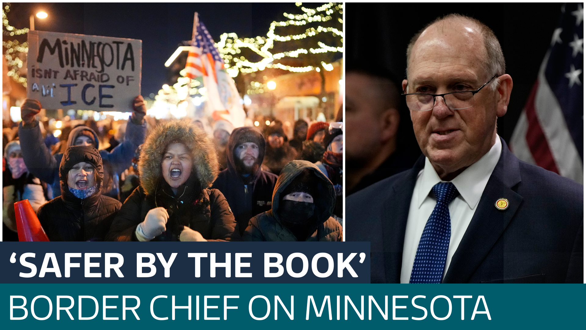 Trump's new border security chief suggests changes to immigration operation in Minnesota - Latest From ITV News